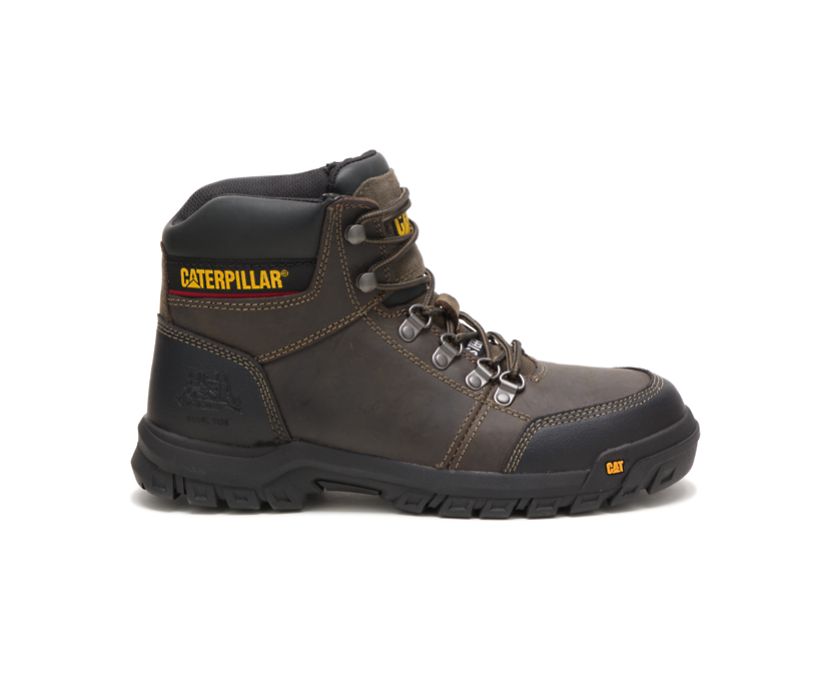 Caterpillar Outline Steel Toe - Sicherheitsstiefel Herren DunkelGrau - Schweiz HOUK-42815